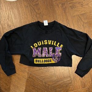 Cropped Louisville sweatshirt